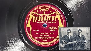 Crowder Brothers  My Courting Days Are Gone 1937 [upl. by Garland]