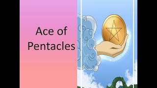 The Ace of Pentacles Tarot Card  in 1 Minute [upl. by Rothberg]