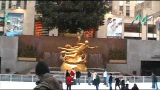 Christmas at Rockefeller Center New York Dec 2007 3 [upl. by Neltiac]