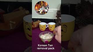 New tan removal pack skin food faceskincare facecleanser haircare facemask tips korean [upl. by Valerle]