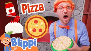 Blippi Makes Fun Pizza at the Indoor Playground  Blippi  Learn Colors and Science [upl. by Shadow]