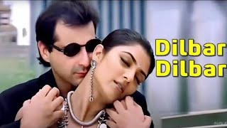 Dilbar Dilbar Lyrical Video  Sirf Tum  Sushmita Sen Sanjay Kapoor [upl. by Bahr]