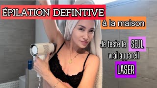 🆕 ÉPILATION DÉFINITIVE À LA MAISON  Enfin un VRAI LASER [upl. by Naamann]