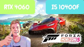 RTX 4060 I5 10400F 16 GB RAM  Forza Horizon 5 [upl. by Bina]