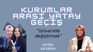 YATAY GEÇİŞ İLE ÜNİVERSİTE DEĞİŞTİRMEK HAKKINDA HER ŞEY  KURUMLAR ARASI YATAY GEÇİŞ YAPMAK [upl. by Per]