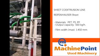 REIFENHAUSER Sheet Used Sheet coextrusion lines machines MachinePoint [upl. by Rochelle]