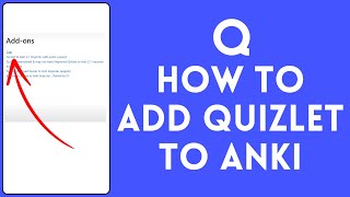 How to Add Quizlet to Anki 2024  Include Quizlet to Anki [upl. by Jeggar]