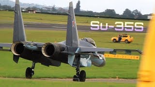 SU35S at Paris Le Bourget 2013 Remastered  HD 50fps [upl. by Leiruh]