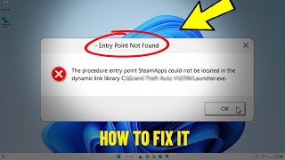 Fix Entry Point Not Found Dynamic Link Library in Windows 11  10  8  7  entry point not found ✔️ [upl. by Simetra]