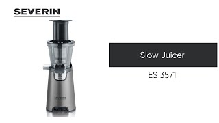 Severin Slow Juicer ES 3571 [upl. by Oiramrej]