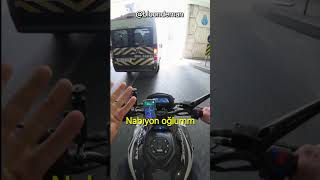 Saçma sapan geçmeler sinyal vermeler birde can taşıyor bunlar motovlog [upl. by Ainahtan]