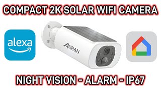 ANRAN C3 Pro 2K Solar Battery Camera [upl. by Yhtur373]