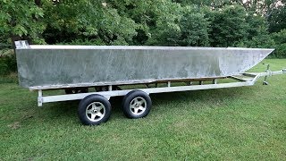 Building a 25ft Aluminum Boat Part 9 [upl. by Templer68]