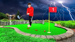 Can We Finish A Mini Golf Course Before The Thunderstorm [upl. by Eidassac]