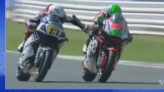 FENATI  MOTO2 TIRA IL FRENO DELLA MOTO DI MANZI [upl. by Janella]