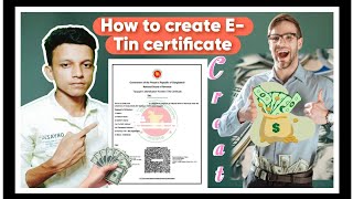 Create an ETin certificate in an easy way 2024 By TechnicalYousuf [upl. by Adrian]