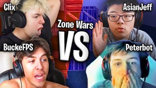 Fortnite Pros 2v2 Zone Wars [upl. by Atnauqahs]