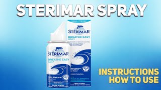 Sterimar spray how to use How and when to take it Warnings and cautions [upl. by Ahsirtak]