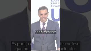 Pedro Sánchez exige a Feijóo la dimisión de Ayuso shorts [upl. by Bigford]