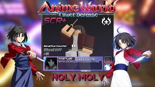 Is Shiki FINALLY GOOD In Anime World Tower Defense [upl. by Notserp]