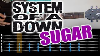 Cómo tocar quotSugarquot de quotSystem of a Downquot en Guitarra  How to play quotSugarquot on Guitar [upl. by Nonnad]