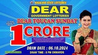 LOTTERY LIVE 8PM TOADY 06102024  NAGALAND LOTTERY LIVE [upl. by Gladine]