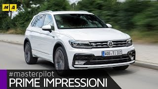 Volkswagen Tiguan RLine 4motion 20 TDI 240 CV  Primo test ENGLISH SUB [upl. by Natka]