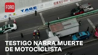 Testigo cuenta cómo murió prensado motociclista en carambola de Constituyentes  Las Noticias [upl. by Lanoil]