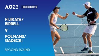 HijikataBirrell v PolmansGadecki Highlights  Australian Open 2023 Second Round [upl. by Karol]