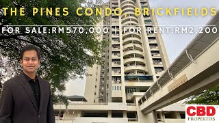 For SaleWTS w Tenancy  The Pines Condominium Brickfields  High Floor  KL City View [upl. by Kahn]