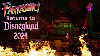 Fantasmic Returns to Disneyland 2024 FULL SHOW [upl. by Annatsirhc]