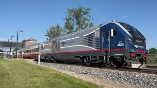 08JUL2024 Amtrak Wolverine 355 at Dearborn Station [upl. by Kubiak250]