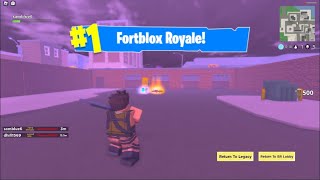 WINNING Fortnite ON ROBLOX [upl. by Oringas]