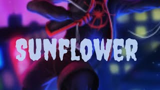 Sunflower By Post Malone And Swae Lee Sunflower song lyrics [upl. by Downall]