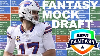 2024 Fantasy Football Mock Draft  12Team PPR  1st Pick [upl. by Haleelahk857]