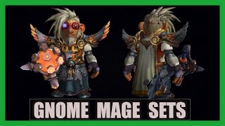 Gnome Mage Transmog  5 Creative WoW Sets Wod 703 [upl. by Bensky712]