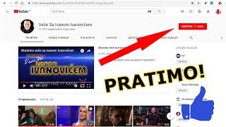 Skromno veče sa Ivanom Ivanovićem  Na YouTube kanalu [upl. by Ettelloc]