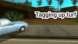 mission tagging up turf gta sanadress ☠️ youtubevideo trendingviewsgta [upl. by Mcleroy]