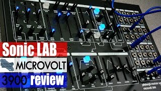 Sonic LAB Pittsburgh Modular Microvolt 3900 Synth [upl. by Anyehs]