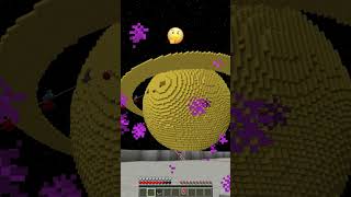 Whats Inside Creepy Lunar Moon That Scared Everyone shorts minecraft meme [upl. by Droc]