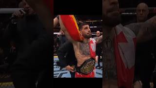 Topuria vs VolkanovskiTopuria featherweight championTopuria Volkanovski Champion ufc [upl. by Klapp]