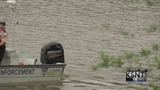 Topeka police find car in river connected to recent triple murder [upl. by Hsotnas]