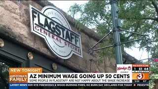 Arizona minimum wage going up by 50 cents [upl. by Samtsirhc]