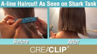 Aline Haircut As Seen on Shark Tank CreaClip [upl. by Eiknarf438]