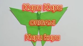 Cara membuat origami kupu kupu dari kertas lipat [upl. by Pazit931]