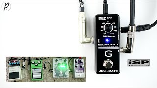 ISP Technologies DECIMATE G Micro Decimator Noise Reduction pedal [upl. by Inej477]