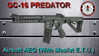 AIRSOFT Review N°71 ☞ GC16 PREDATOR ETU GampG Armament  with Eng subtitles [upl. by Kantos]