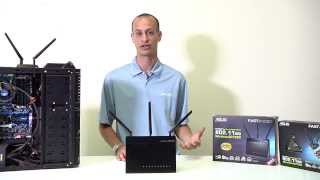 ASUS RTAC68U Router Overview [upl. by Alisander]