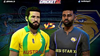 Punjabi Ka Punjabi Se Panga Pad Geya  CRICKET 24 ONLINE  High Voltage Match [upl. by Yahiya]