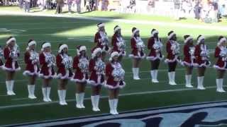 New England Patriot Cheerleaders Christmas [upl. by Introk]